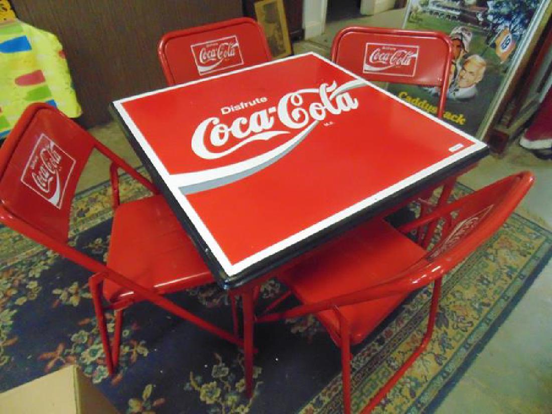 Coca Cola Table & Chair Set