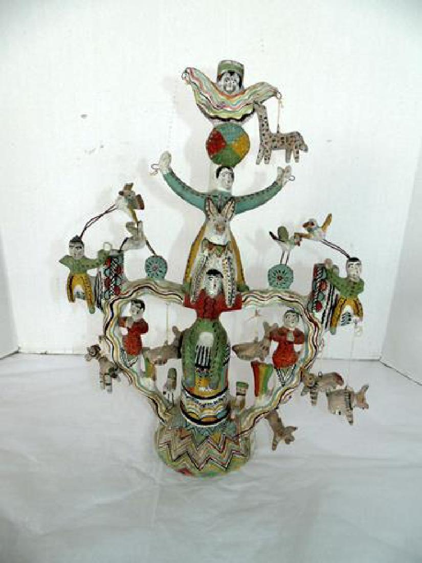 Southwest Indian  Folk Art Candlestick Tree (1 of 3)