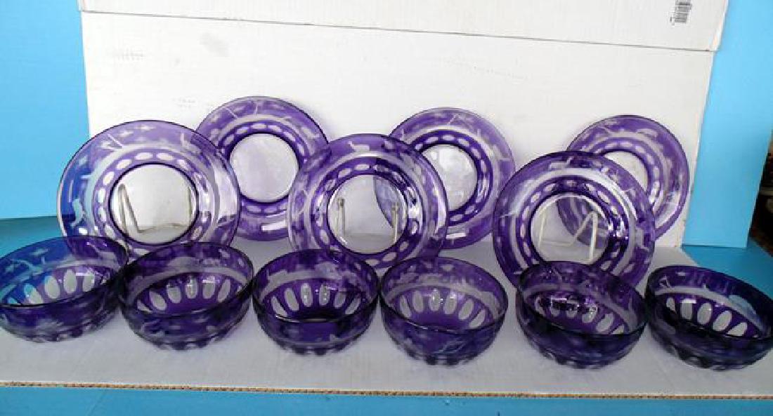 Purple Bohemian Glass (1 of 2)