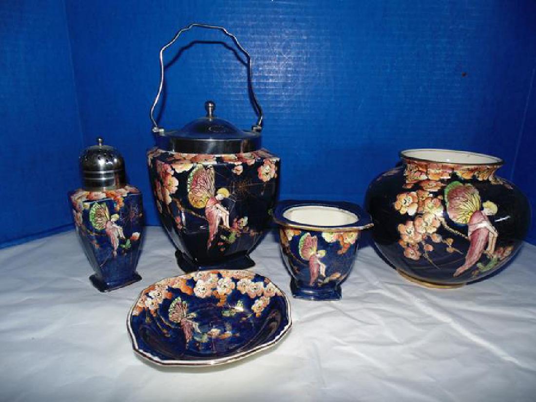 Biscuit Jar, Sugar Shaker Fairy Pattern (1 of 2)