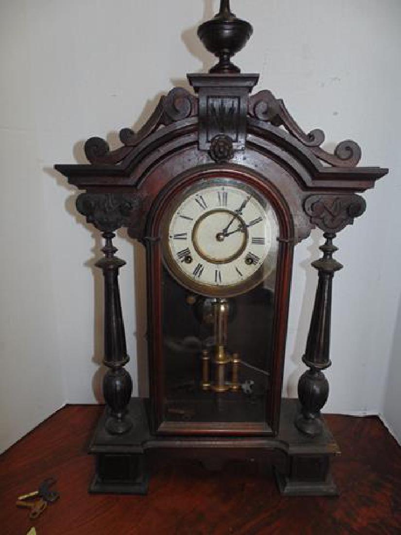 Gilbert and Walnut Shelf Clocks (1 of 1)
