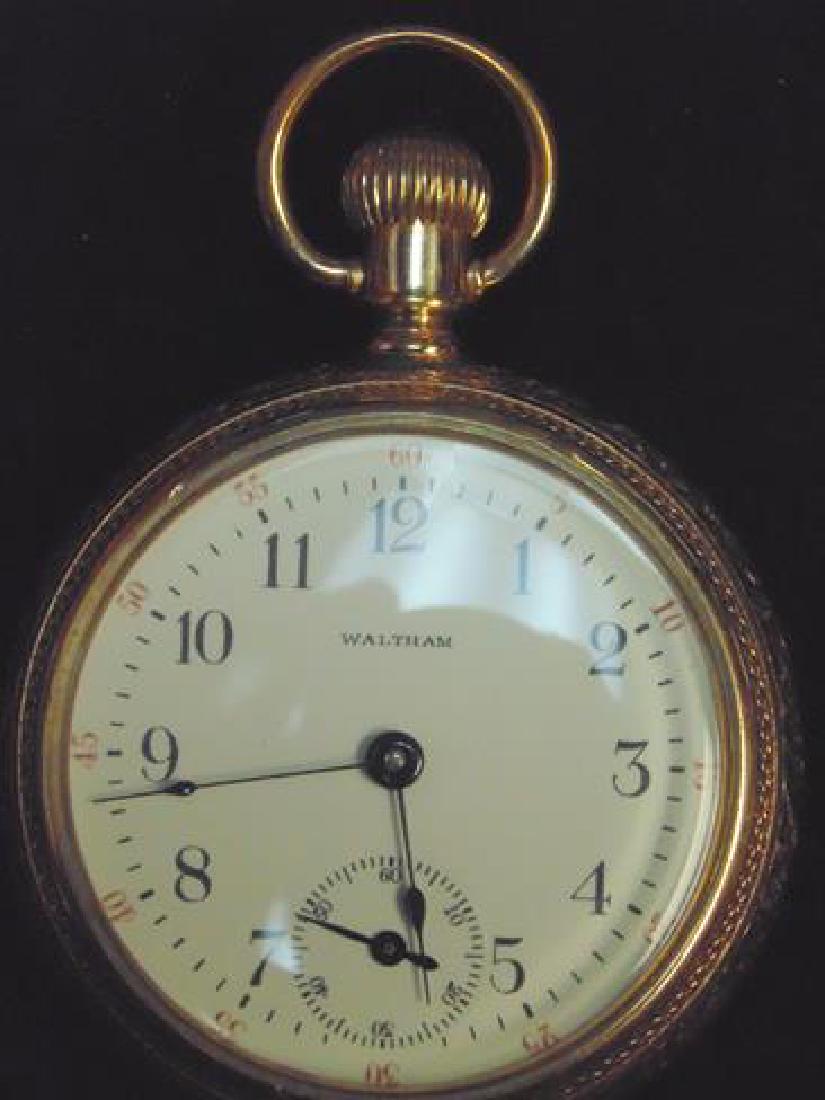 Waltham Gold Open Face Pocket Watch (1 of 2)
