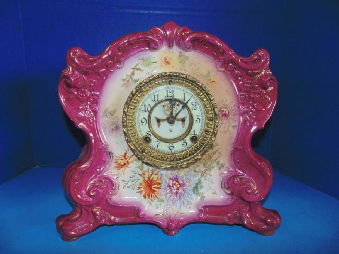 Ansonia Royal Bonn Porcelain Clock (1 of 4)