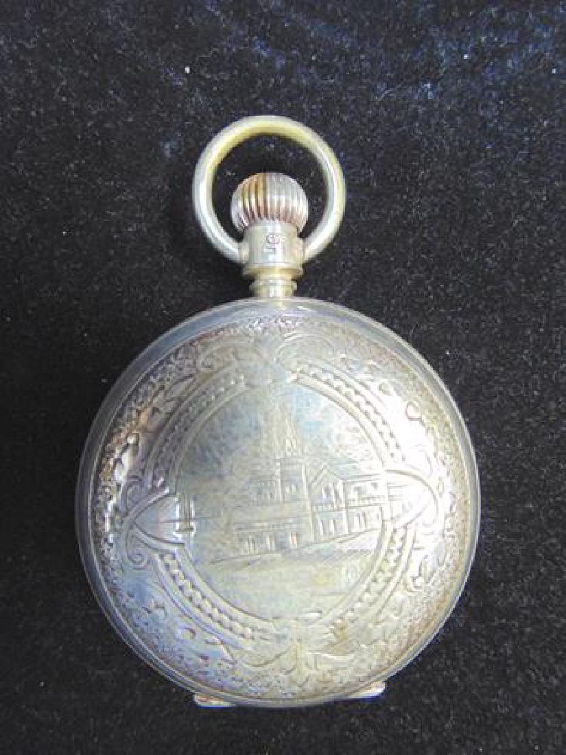 Silver Hunter Case Pocket Watch (1 of 3)