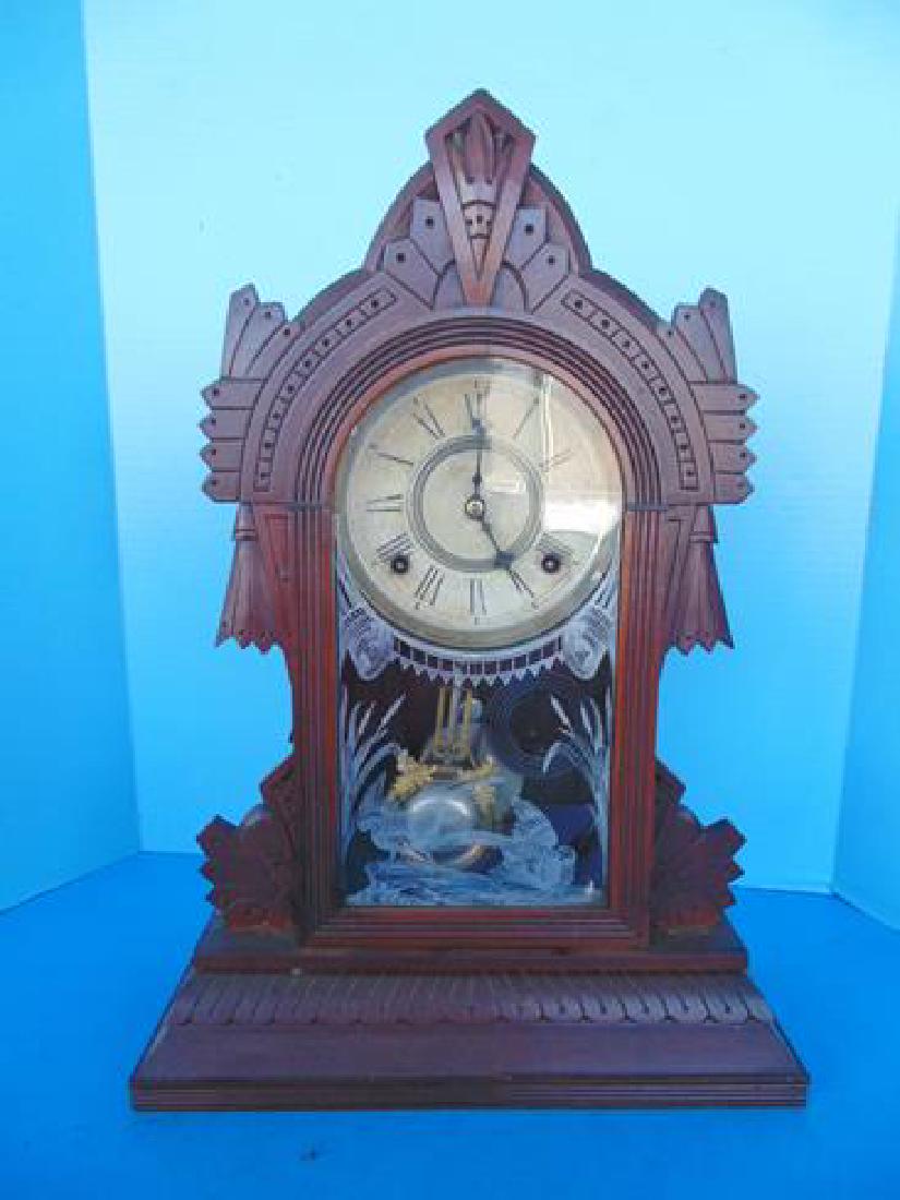 Gilbert Walnut Parlor Clock (1 of 3)
