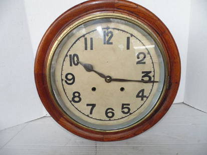 Wood Round Wall Clock