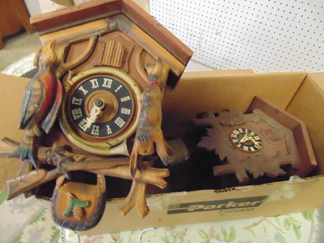 3 Cuckoo Clocks (1 of 2)