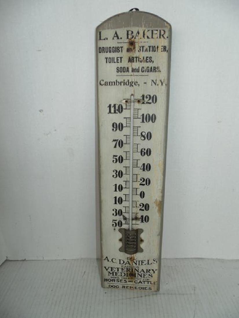 Drug Store Thermometer Advertising (1 of 1)