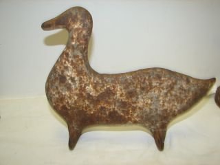 Cast Iron Duck Wind Mill Weight 9 3/4" x 8". Very : 9 3/4" x 8". Very good condition.