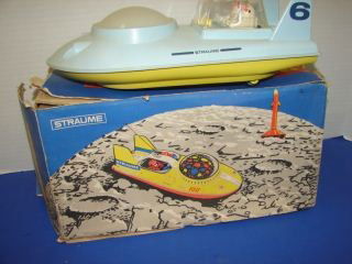 Russian Space Ship Toy in Box Planetgagets Straume: Planetgagets Straume. Plastic space ship. Damage on box. 13" long