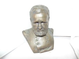 Bronze of Ulysses Grant by Gerhardt: Bronze bust of Ulysses Grant signed and dated 1885. VEry good conditon.