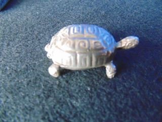 Tiffany & Co.Turtle Sterlilng Silver Pill Box: Sterling silver turtle pill box signed Tiffany & Co., Very good condition.