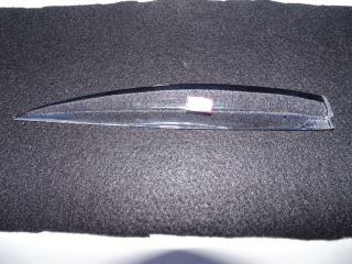 Signed Baccarat Crystal Letter Opener: Original label and engraved signature. Very good condition.