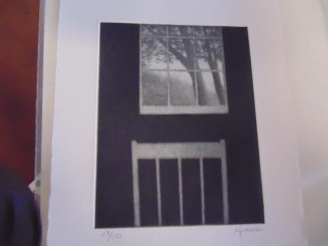 Mezzotint by Robert Kipniss: Mezzotint signed by Robert Kipniss measuring 7" x5 1/4". Very good condition.