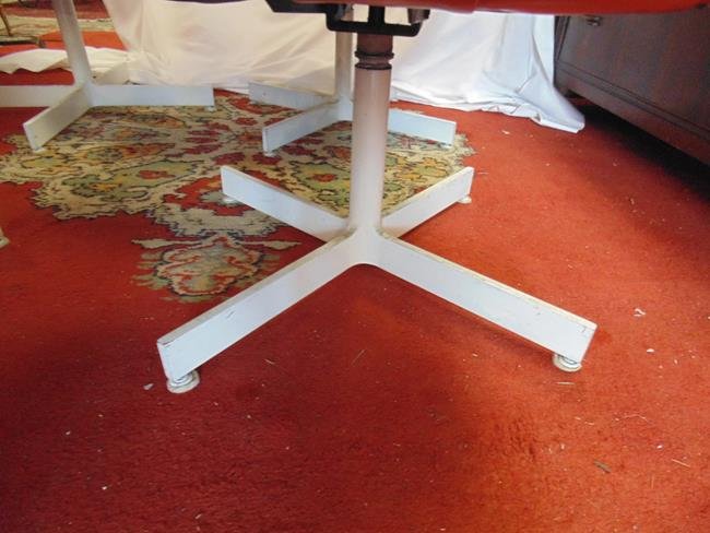 Jack Cartwright Tufted Vinyl Chairs - 3
