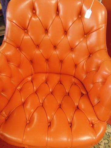 Jack Cartwright Tufted Vinyl Chairs - 5