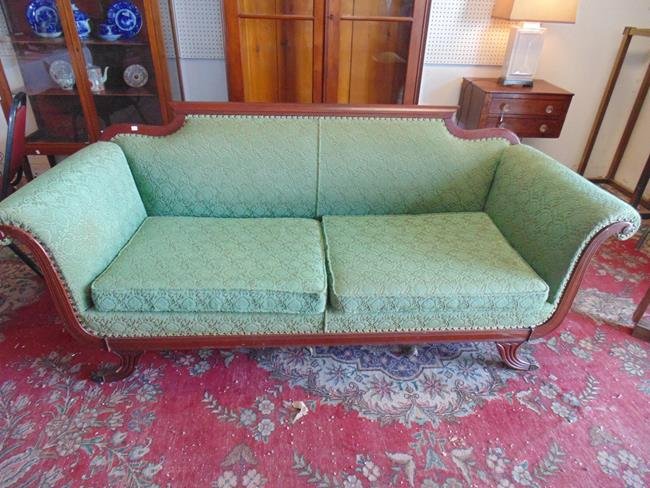 Duncan Phyfe Sofa: Good condition,
