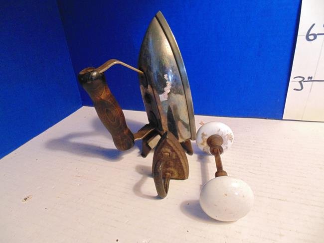 Irons & Door Knob: Good condition.