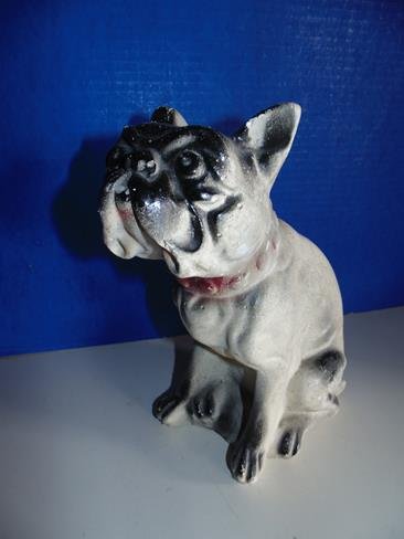 Chalk Carnival Bull Dog Figure (1 of 2)