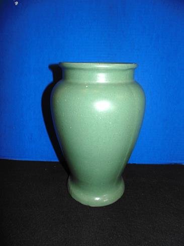 Arts & Crafts Green Matte Glaze Vase (1 of 5)