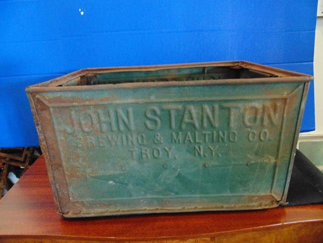 John Stanton Brewing Troy NY Metal Crate (1 of 3)
