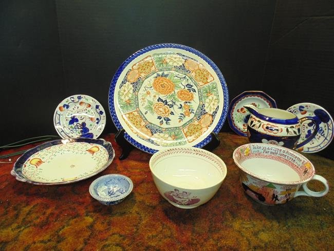 Polychrome Dutch Charger & Luster Ware (1 of 1)
