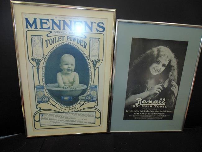 2 Advertiing Signs Framed (1 of 1)