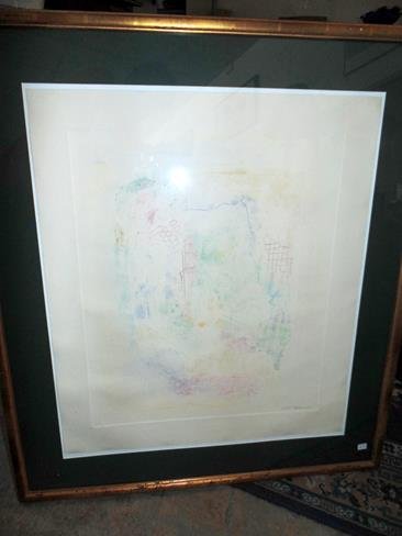Signed Etching by Robert Natkin (1 of 2)