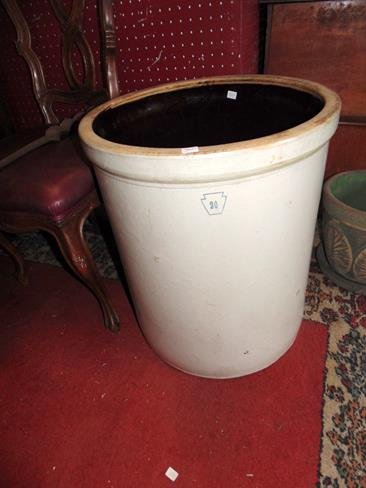 Stoneware 20 Gallon Crock (1 of 1)