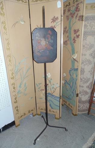 Wrought Iron Fire Screen (1 of 2)