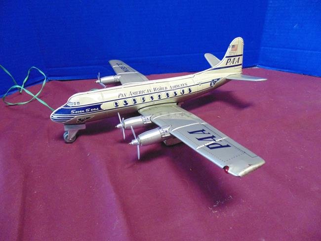 Japanese Tin LItho  Pan American Airplane (1 of 2)