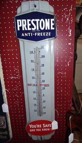 Prestone Anti Freeze Advertising Thermometer (1 of 3)