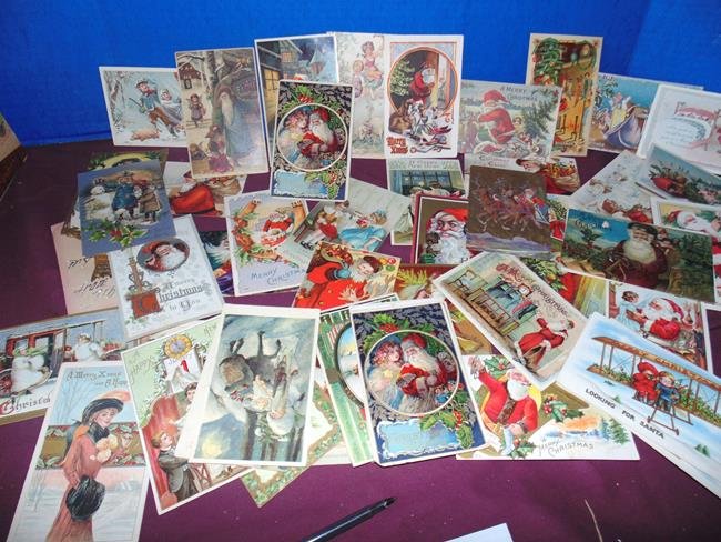 Christmas Santa Claus Post Cards (1 of 4)