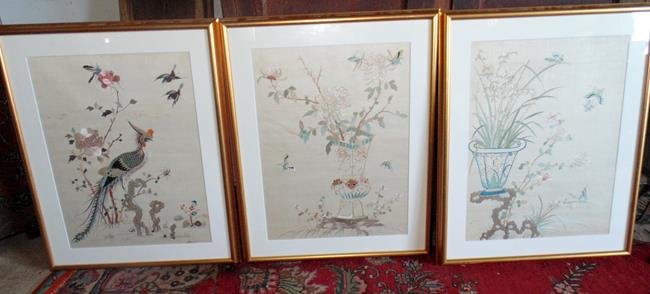 Oriental Framed Embroidery (1 of 3)