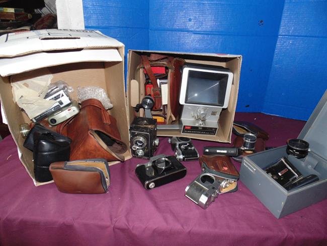 2 Boxes of Camera Parts (1 of 1)