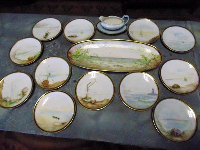 Limoges Fish Set (1 of 3)