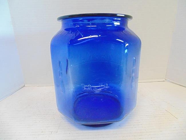 Cobalt Blue Planters Peanut Jar (1 of 1)