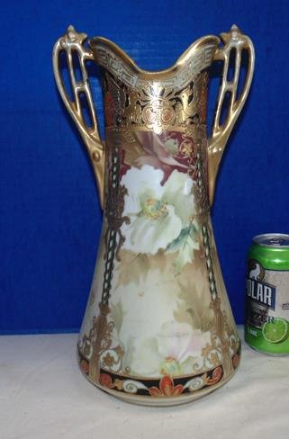 Nippon Tall Vase with Handles (1 of 3)