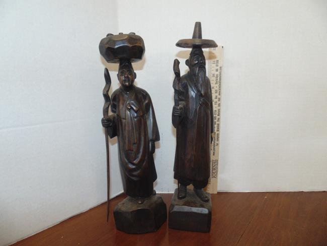 Oriental Wood Figures (1 of 1)