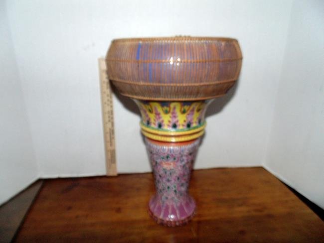 Middle Eastern Snake Skin & Porcealin Drum (1 of 5)