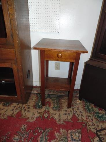 Oak One Drawer Stand (1 of 1)