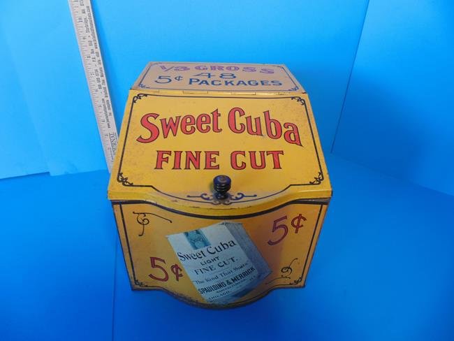 Sweet Cuba Fine Cut Tobacco Store Display Tin (1 of 4)