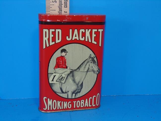 Red Jacket Tobacco Tin (1 of 2)