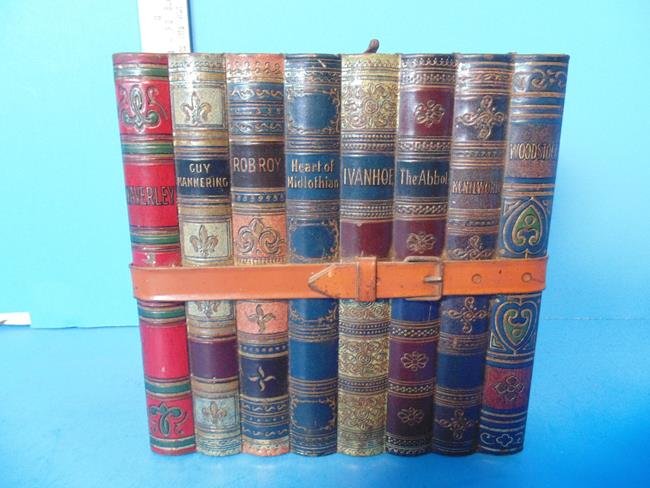 Huntley & Palmer Biscuit Tin Stack of Books (1 of 2)