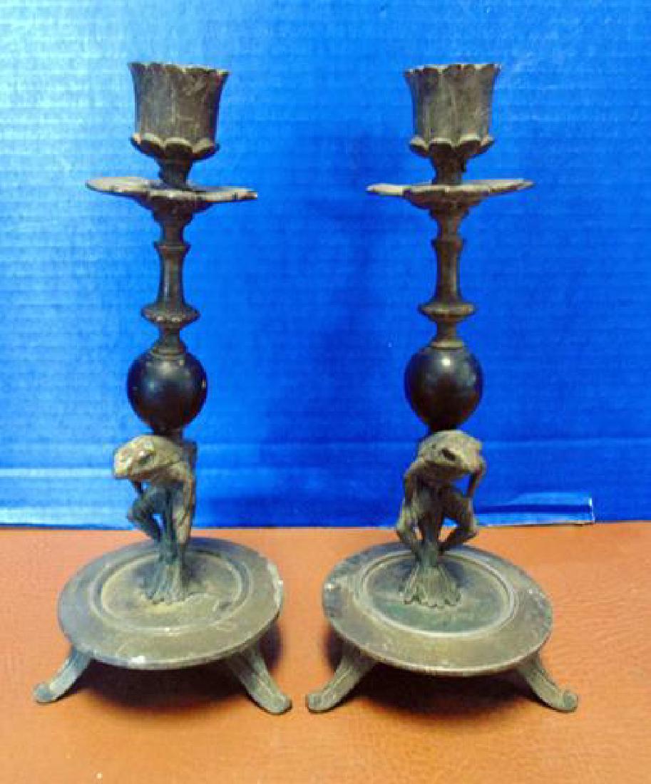 Frog Candle Sticks (1 of 2)