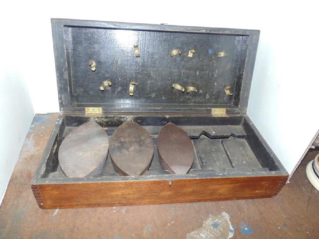 Wood Boxed Sad Irons (1 of 3)