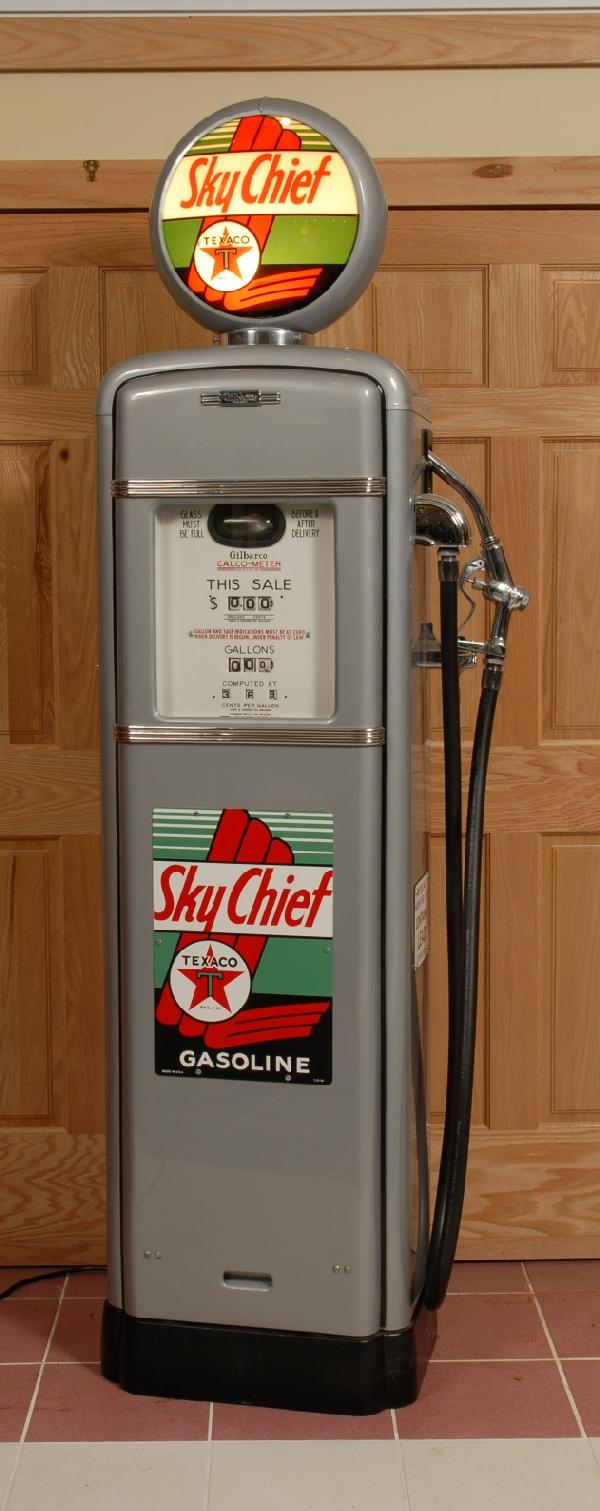 166 Gilbarco Model 96 gas pump restored with Texaco Sk Jul 24, 2010