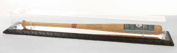 Red Sox 1967 Dream Team Cooperstown signed bat, 25: Red Sox 1967 Dream Team Cooperstown signed bat, 25th anniversary