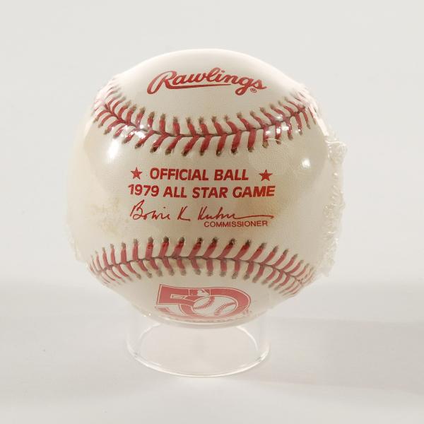 Satchel Paige signed baseball, 1979 All Star Game: Satchel Paige signed baseball, 1979 All Star Game Official Ball