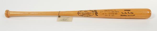 Duke Snider signed Louisville Slugger bat with Cer: Duke Snider signed Louisville Slugger bat with Certificate of Authenticity, commemorating 407 lifetime home runs, Limited Edition, 1988, 291/407